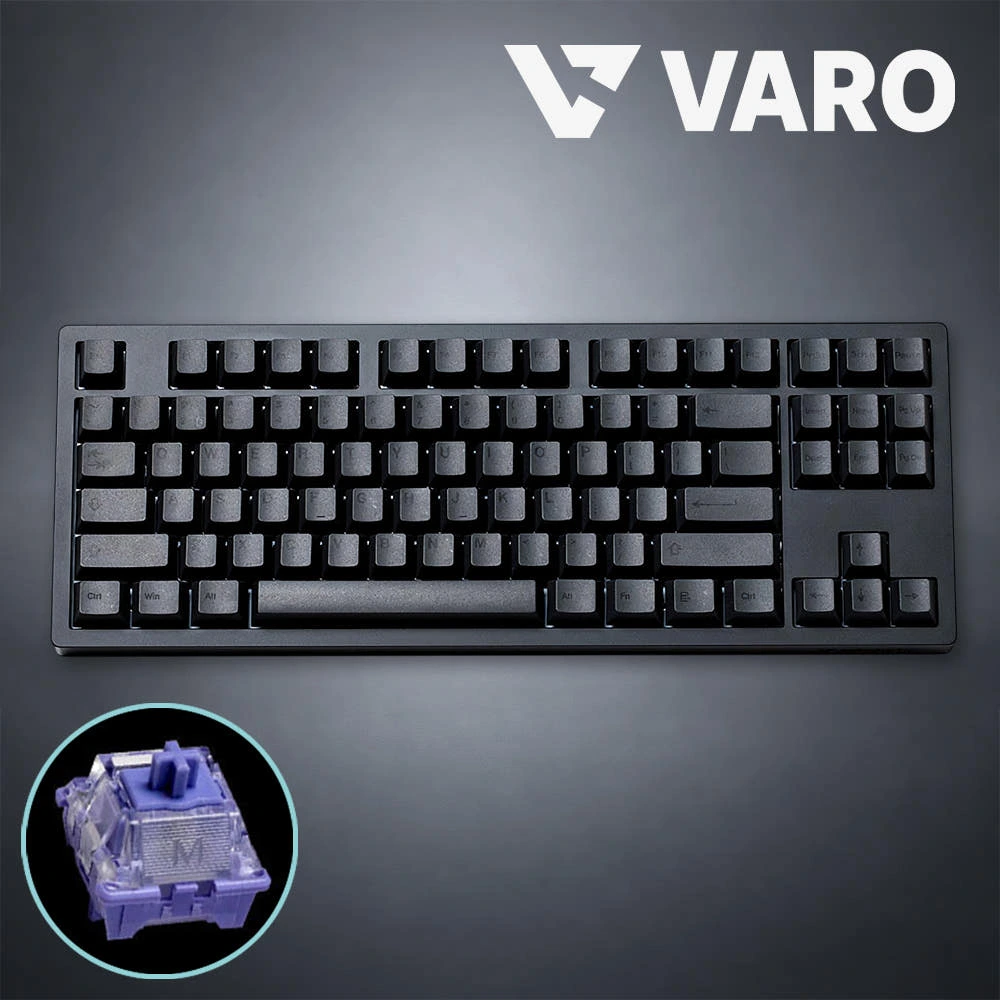 VARO GAT80 8K 래피드트리거 키보드 블랙, 베리페리 자석축 실제 상품 이미지
