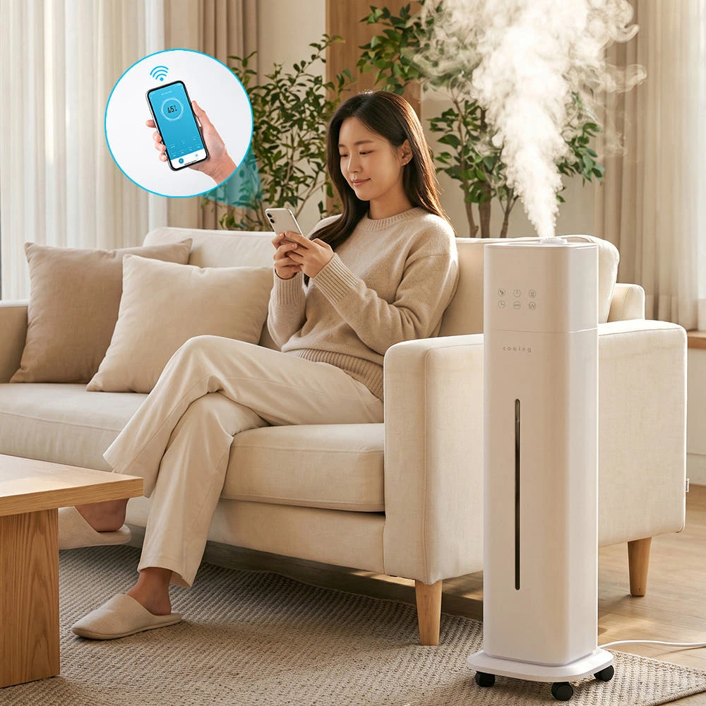 건조한 계절 종결템! 쿠잉 UV살균 복합식 대용량 10L 타워형 가습기 HDT-S10W 솔직 분석 및 추천