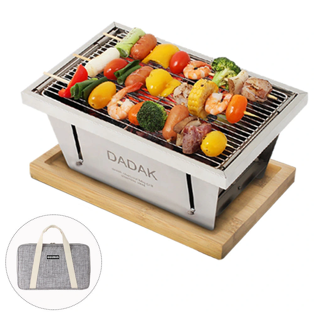 꾸버스 다닥 M 바베큐그릴 캠핑 BBQ 접이식 휴대용 실제 상품 이미지