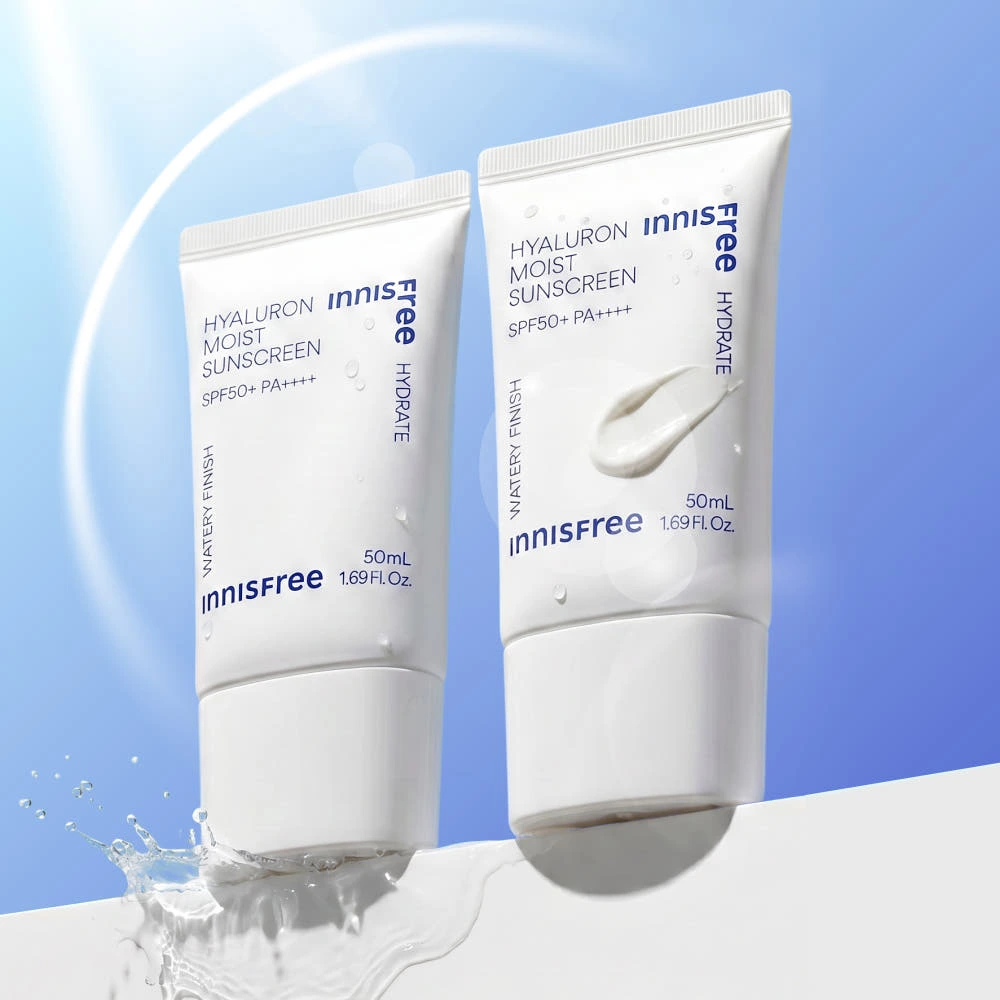이니스프리 히알루론 수분 백탁없는 선크림 SPF50+ PA++++ 50ml, 2개 실제 상품 이미지